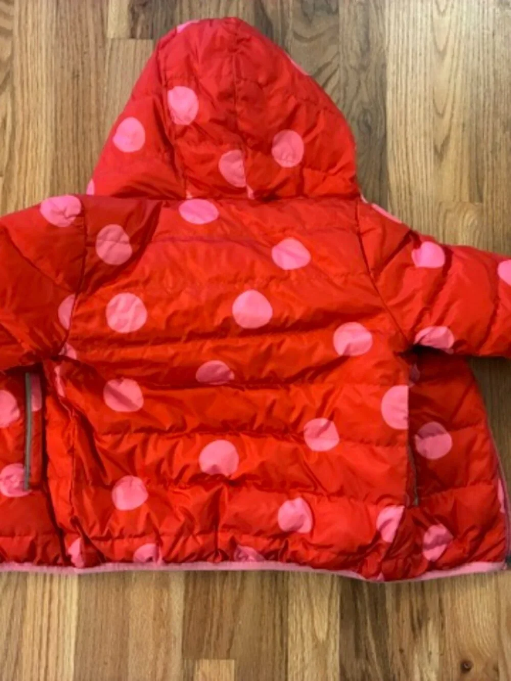 Hanna Andersson Reversible Print Puffer Jacket